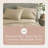 100% Organic Cotton Sheets Twin Size - GOTS Certified Organic Bed Sheets with Deep Pocket & Breathable and Cozy Sateen Weave Gets Softer with Each Wash - Luxury 3 Piece Set (Dune, Twin)-117278033-117278025