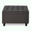 Grand banc repose-pieds carré avec rangement-1868366678