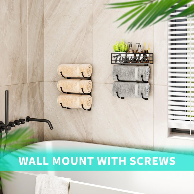 Geovany Towel Rack
