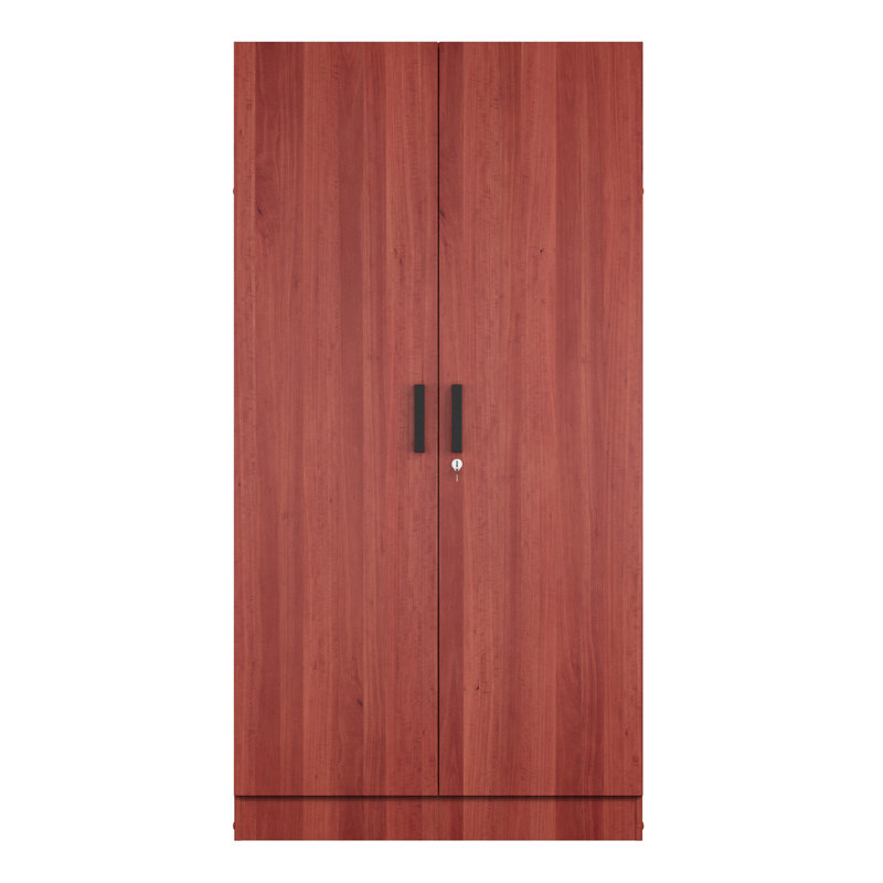 Armoire en bois manufacturé Schriver Harmony, Acajou