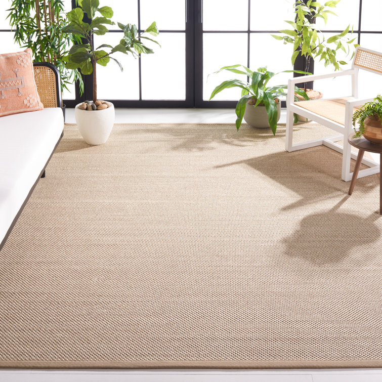 Kiki Jute/Sisal Marble/Linen Area Rug