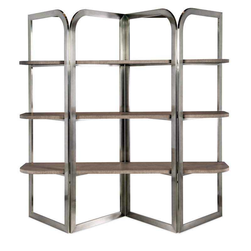 Modern Mood Geometric Bookcase, Mink