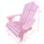 Chaise en bois rose S - Confort intérieur et extérieur, fabrication en bois franc massif, polyvalente, facile à assembler, assise confortable, assemblage inclus