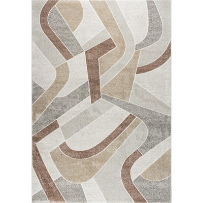 Geometric Shapes Area Rug