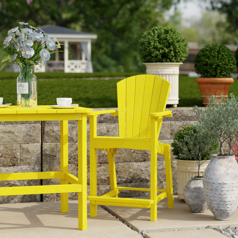 Ensemble de comptoir 3 pièces Classic, Jaune citron