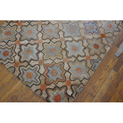 Tapis à poils longs crocheté American