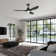 3-Blade Smart LED Ceiling Fan with Dimmable Light and Remote Control