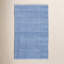 Herringbone French Blue/White Handwoven Indoor/Outdoor Rug-16308180