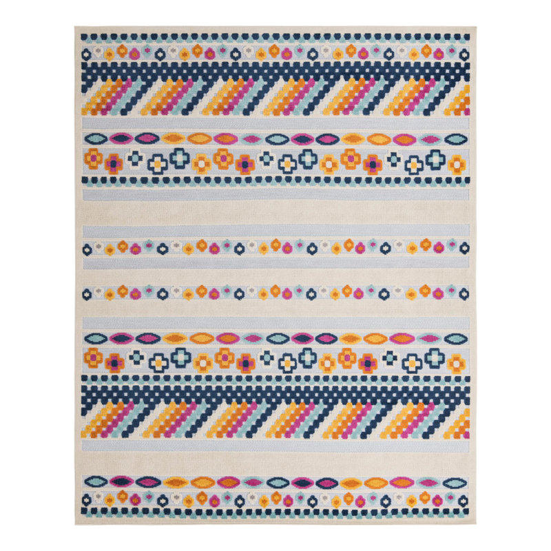 Tapis d'extérieur Rugs.com Paradera Aruba 3, Rectangle 9 pi x 12 pi
