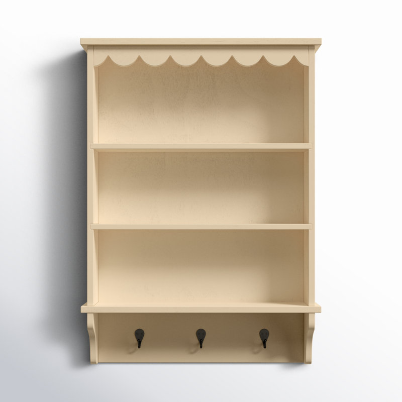 Edan 3 Hook Wall Rack, Natural