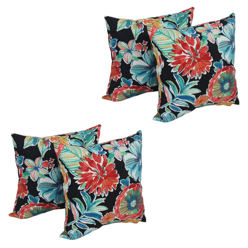 Coussin intérieur / extérieur Blazing Needles, Colsen noir