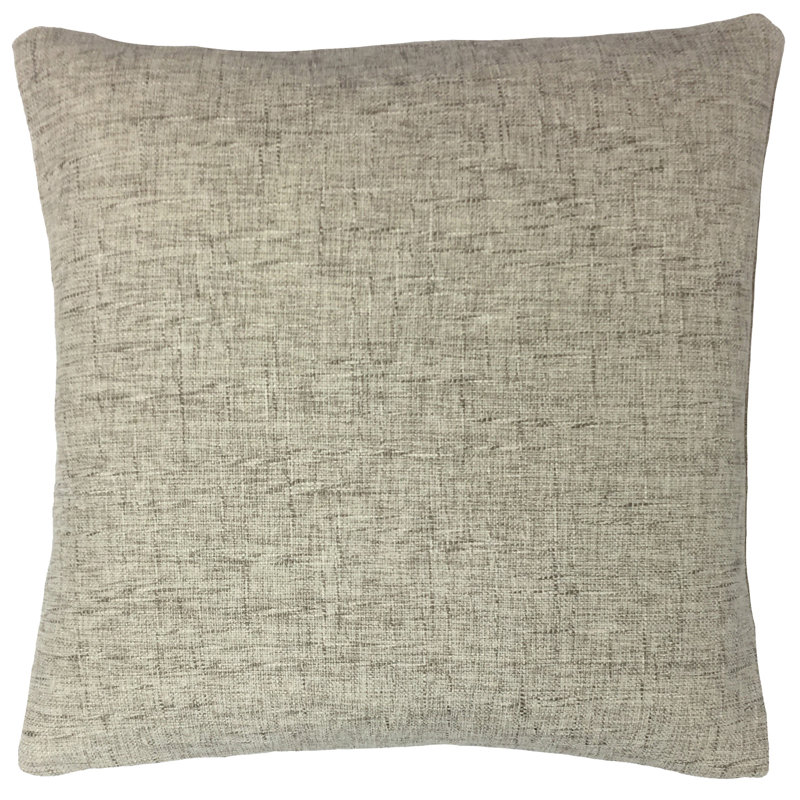 Coussin décoratif , 18 po x 18 po, Gris clair