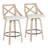 Dannie Swivel Upholstered Counter Stool-2103589589-2103589577
