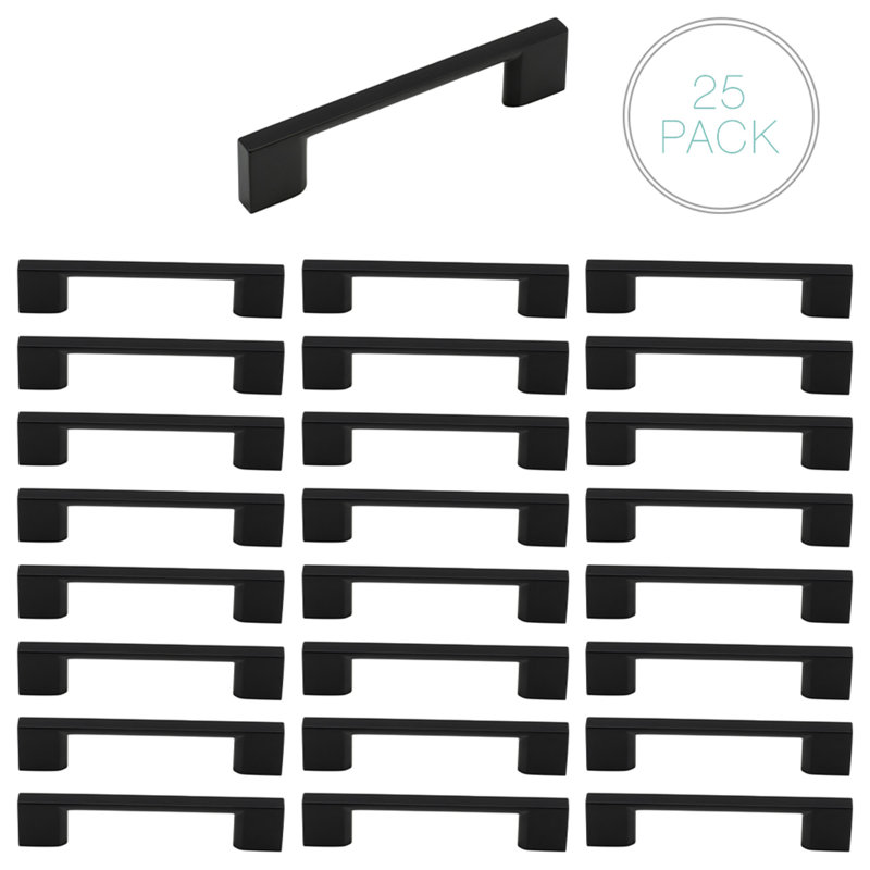 3 3/4" Center Bar Pull Multipack, Matte Black