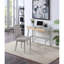 Bureau Hilton gris / naturel