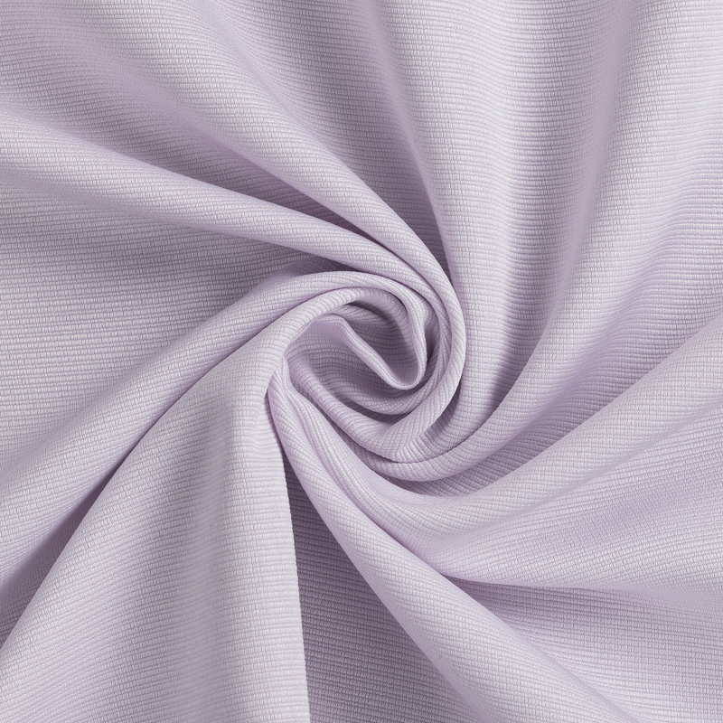 Sun Zero Emma Bow Valance Semi-Sheer Rod Pocket Curtain Panel, Purple, 40" W x 84" L
