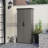 Suncast Outdoor 32.25 in. W x 24.75 in. D x 72 in. H Resin Vertical Tool Shed-53665561