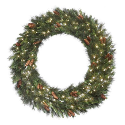 Guirlande de Noël DEL 60 po avec concaves blanches