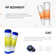 iSpring for Standard 5-Stage Reverse Osmosis RO Systems 1-Year Replacement Supply Filter Cart