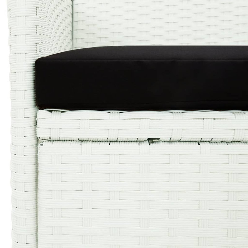 Ensemble de salle à manger avec coussins Serg, H 29,5 po x l 39,4 po x L 98,4 po, 8