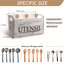 Rangement pour ustensiles de cuisine blanc