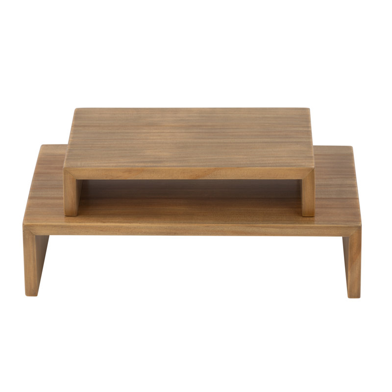 Ensemble de 2 contremarches rectangulaires en bois
