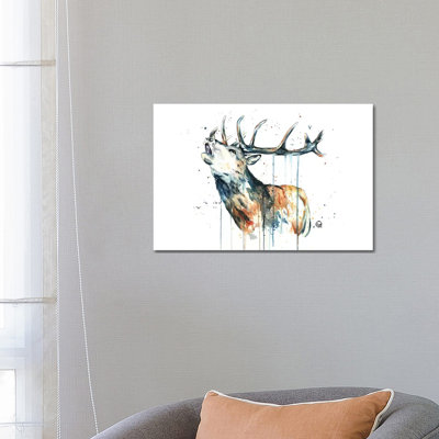 Elk Calling by Lisa Whitehouse - Wrapped Canvas Painting
