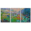 Peinture encadrée sur toile, 3 pièces-1467855309-1467855305