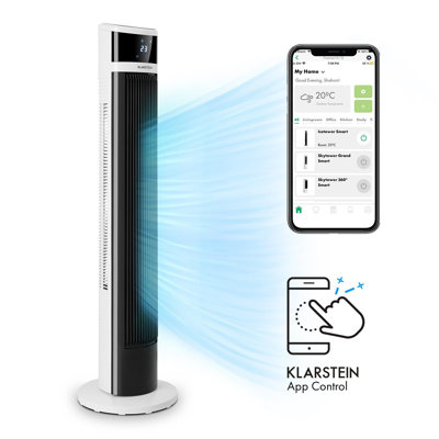 Klarstein 22.5cm Oscillating Tower Fan