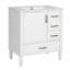 Meuble-lavabo 30 po avec lavabo en céramique-762589385