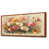 Toile avec cadre flottant brun
