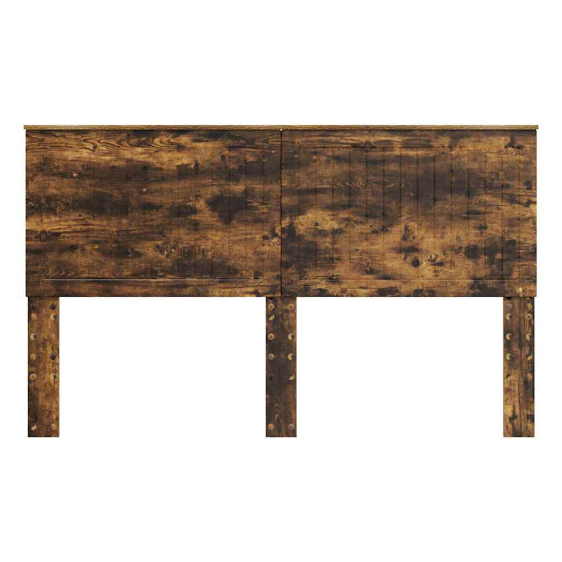 Panel Headboard, Queen, Smoked Oak