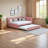 Upholstered Daybed With Trundle Sofa Bed Frame No Box Spring Needed,-114230099