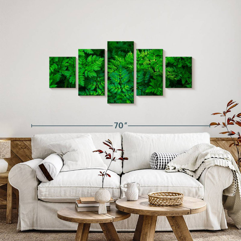 Flourishing Leaves, 24" H x 55" W