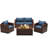 Azoriah Wicker 4 - Person Outdoor Seating Group with Storage-1762944363