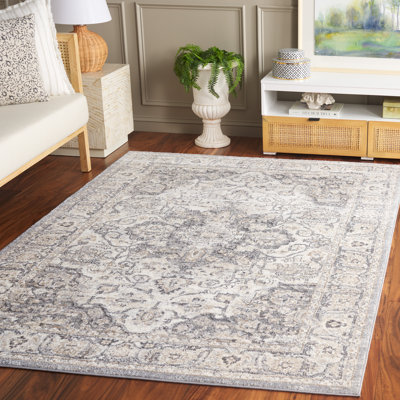 Tapis gris / ivoire Hka