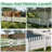White Vinyl Fencing With 4 Panel Included