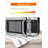 CHM Series Commercial Chef 21.8" 1.6 cu ft. 1100 - Watt Countertop Microwave