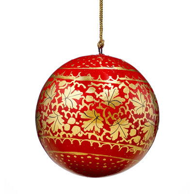 7.62cm Handmade Paper Plants & Flowers Bauble