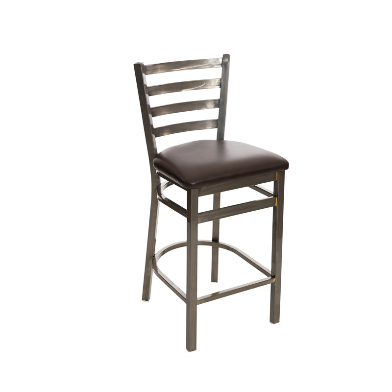 Tabouret de comptoir 27 po, Marron foncé