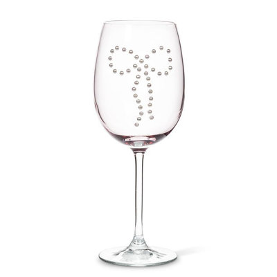 Pearl Bow Stemmed Goblet
