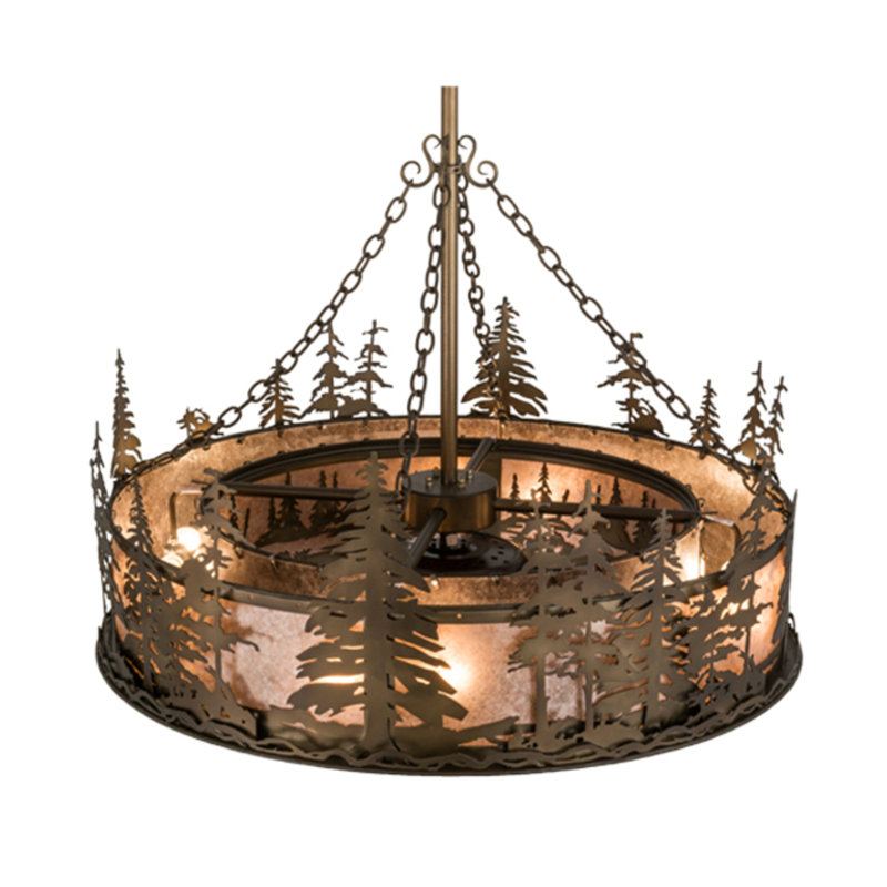 Tall Pines Downrod Ceiling Fan
