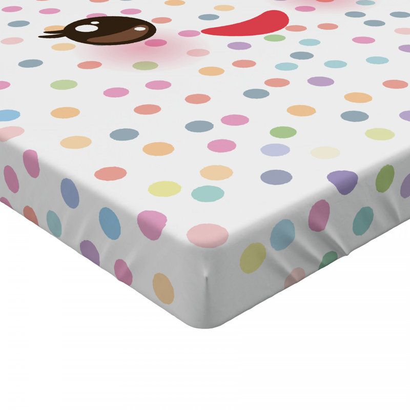 Microfiber Polka Dots Fitted Sheet, Twin XL Fitted Sheet