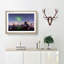 Northern Lights Aurora Borealis in Abstract - Picture Frame Graphic Art Print-55724979-55724978