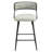 Hosner SET OF 2, 26'' Counter Height Bar Stools PU Cover Kitchen Island Counter Bar Stool With Black Powder Coating Base And Footrest-756658344