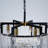 6-light Dimmable Drum Crystal Chandelier