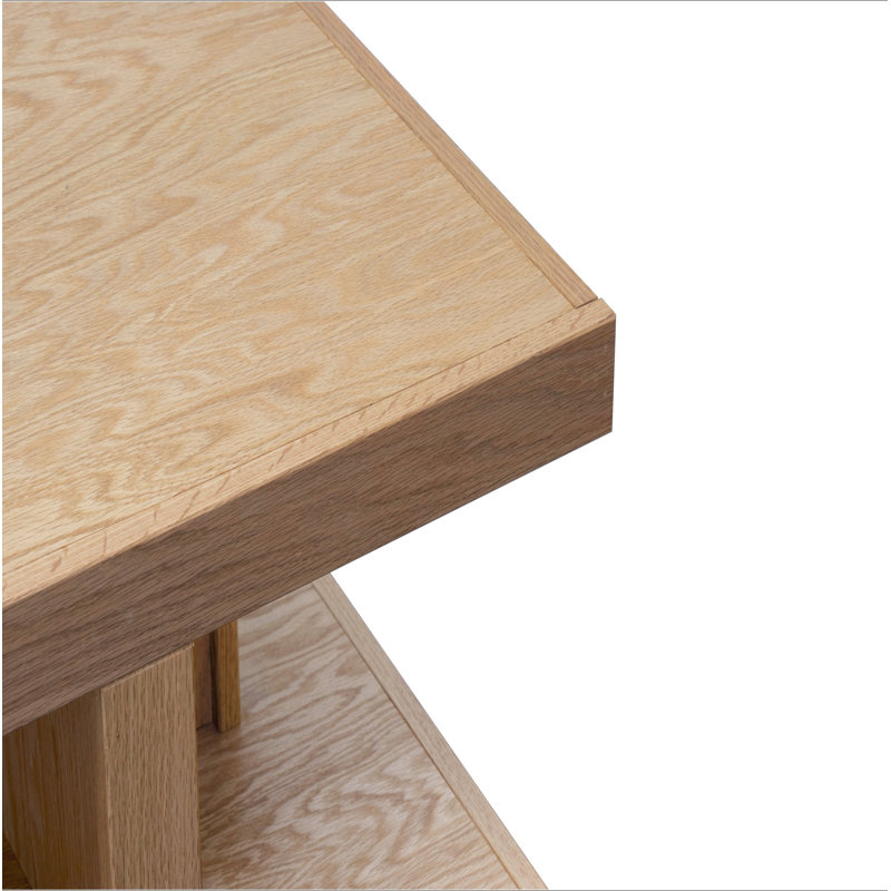 Table basse Laurel Canyon 49 po, aucun assemblage requis, Naturel