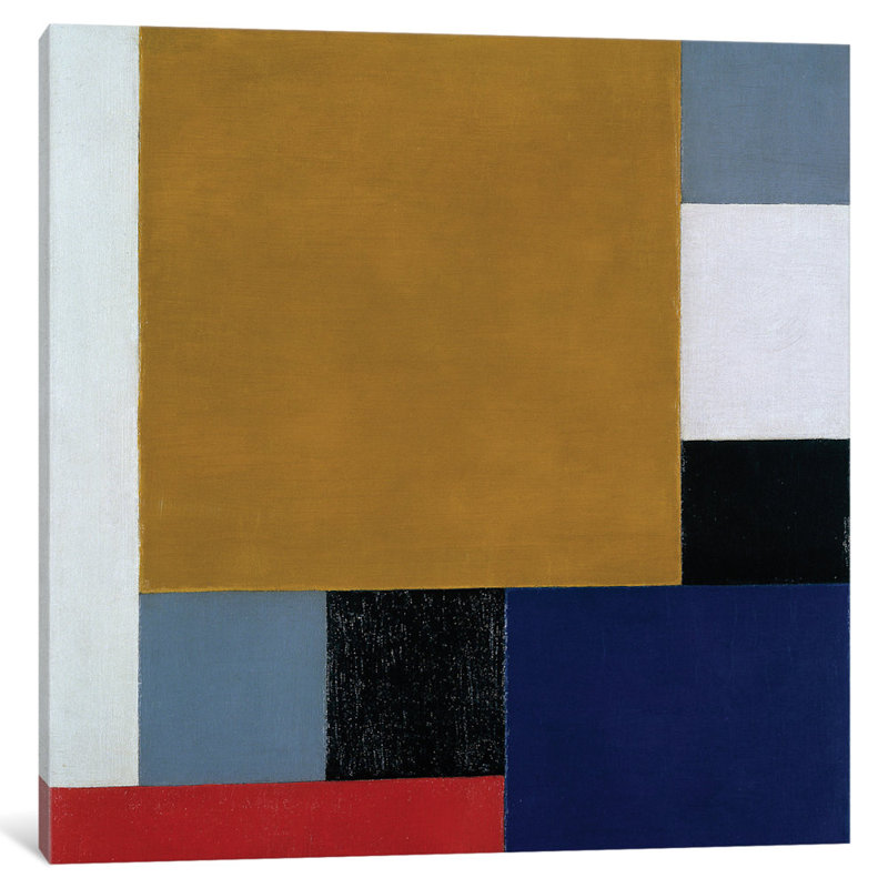« composition 22, 1922 », impression sur toile, H 37 po x l 37 po x P 1,5 po, Pas de tapis, Toile tendue