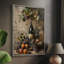 Reproduction encadrée FLORAL Series DCC XXXVI - bois massif-355383262
