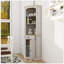 Grande armoire d'angle avec 1 porte, 1 tiroir et une tablette réglable pour un rangement polyvalent et une efficacité d'espace dans n'importe quelle pièce